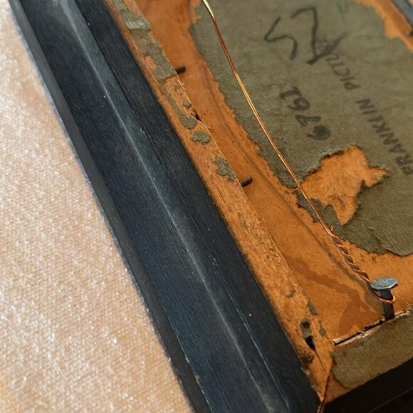 Vintage Framed Foil Art Wall Decor MCM Hollywood Regent - Picture 6 of 10